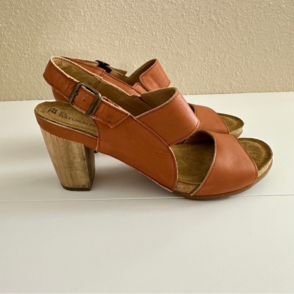 El Naturalista Women's Kuna N5020 High Heel Sandals in Tan Brown sz EU 41/US 10 - Picture 11 of 16